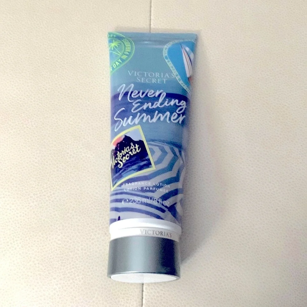 Victoria’s Secret RARE Never Ending Summer Body Cream 8oz Bergamot Island Scent